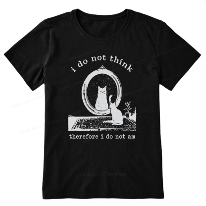 Pagewings I Do Not Think Therefore16263 Bookish Unisex Classic T-shirt