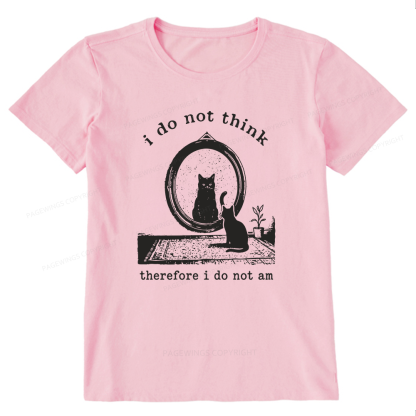 Pagewings I Do Not Think Therefore16263 Bookish Unisex Classic T-shirt
