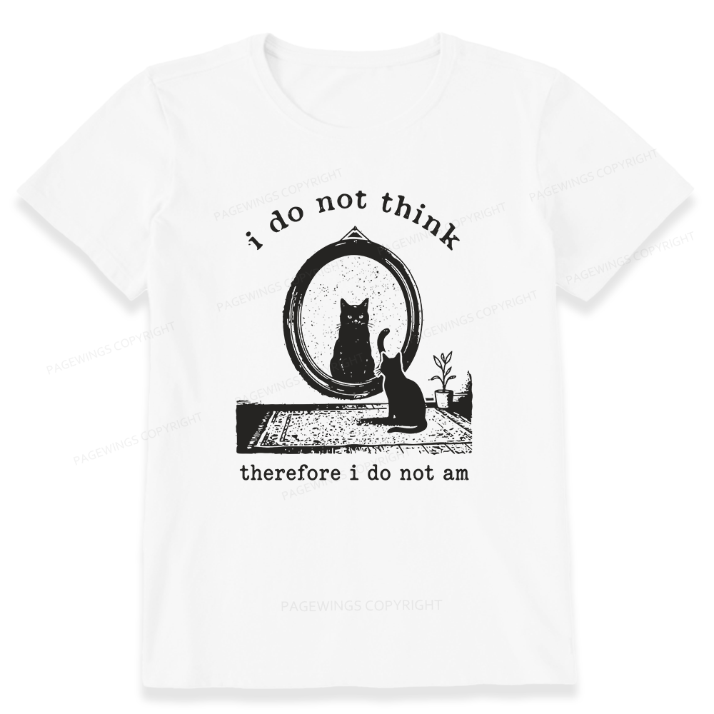 Pagewings I Do Not Think Therefore16263 Bookish Unisex Classic T-shirt