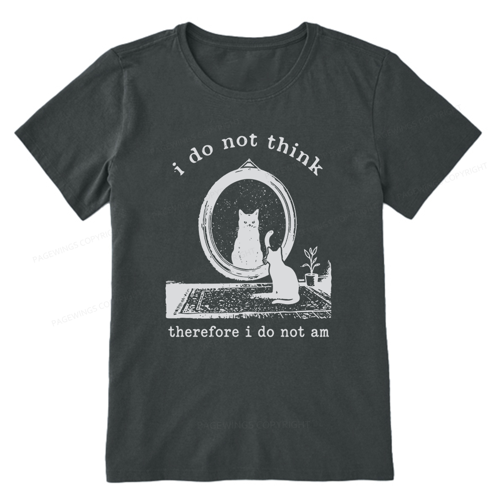 Pagewings I Do Not Think Therefore16263 Bookish Unisex Classic T-shirt