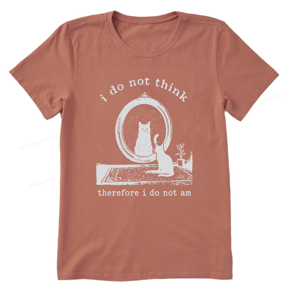 Pagewings I Do Not Think Therefore16263 Bookish Unisex Classic T-shirt