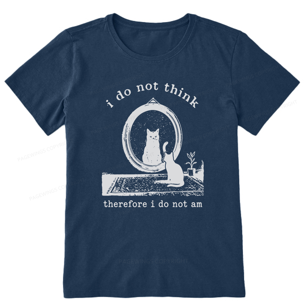 Pagewings I Do Not Think Therefore16263 Bookish Unisex Classic T-shirt