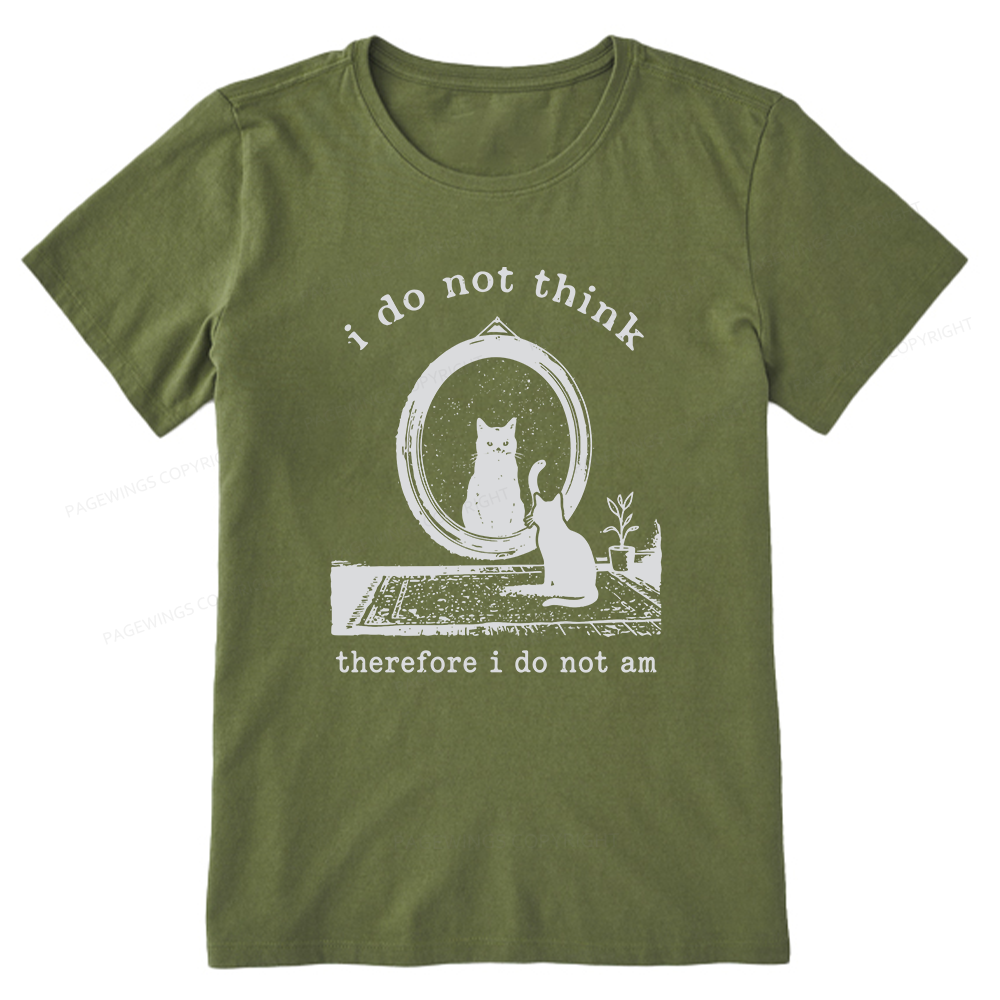 Pagewings I Do Not Think Therefore16263 Bookish Unisex Classic T-shirt