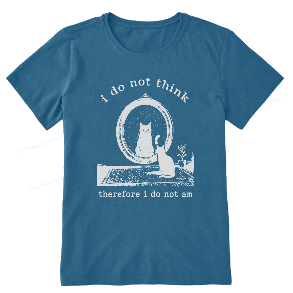 Pagewings I Do Not Think Therefore16263 Bookish Unisex Classic T-shirt