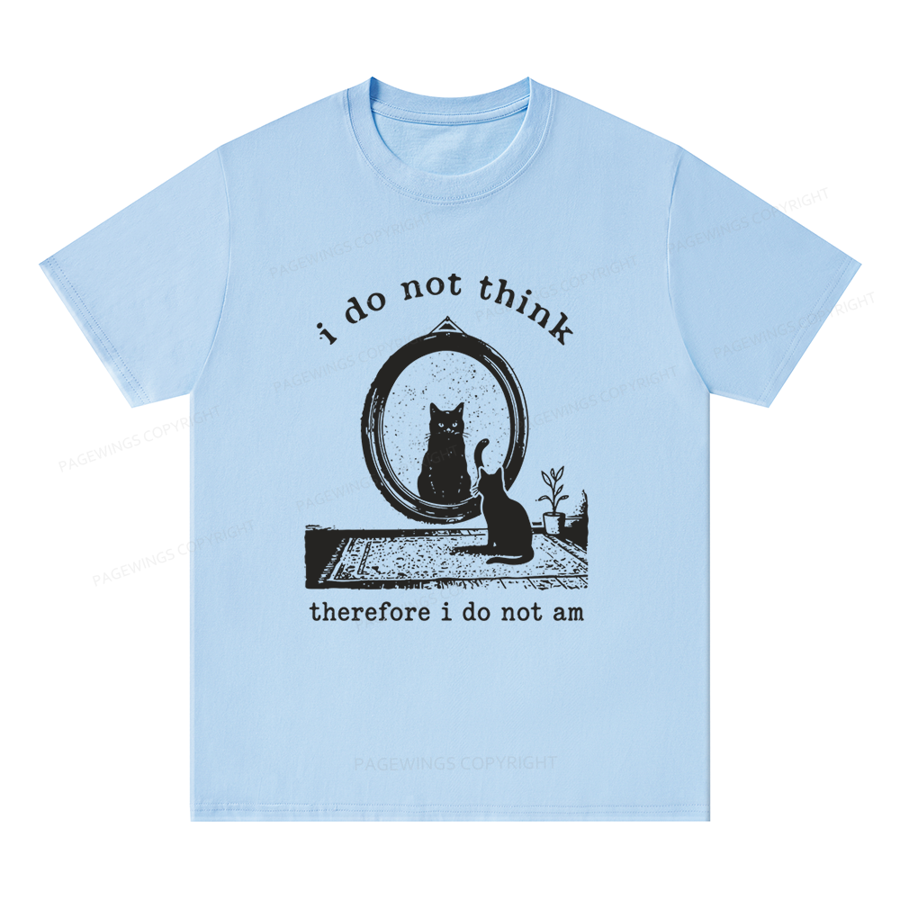 Pagewings I Do Not Think Therefore16263 Bookish Unisex Classic T-shirt