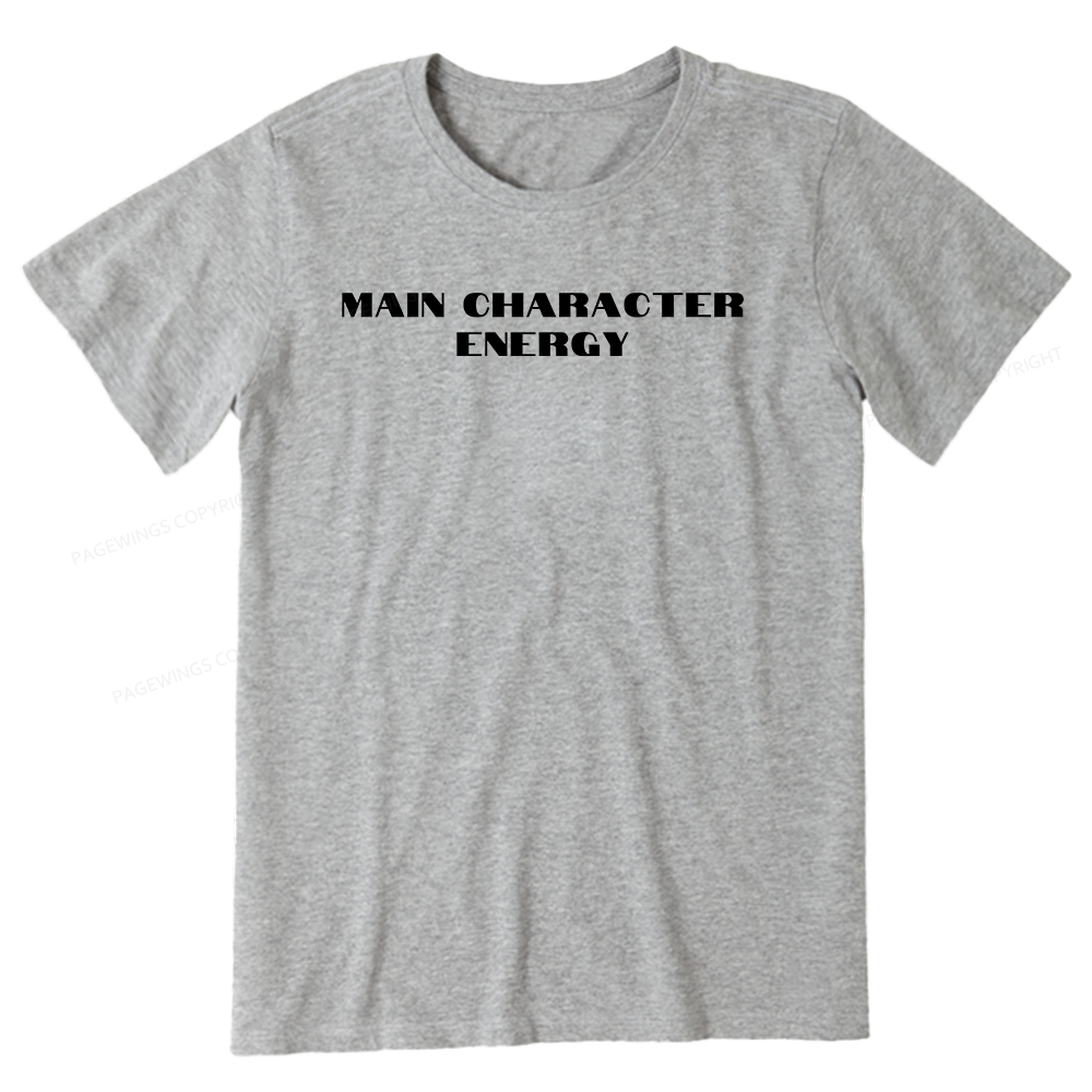 Pagewings Main Character Energy16042 Bookish Unisex Classic T-shirt