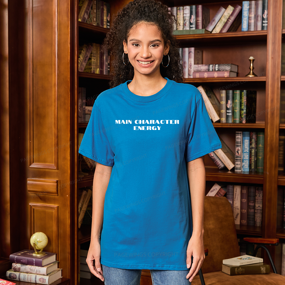 Pagewings Main Character Energy16042 Bookish Unisex Classic T-shirt