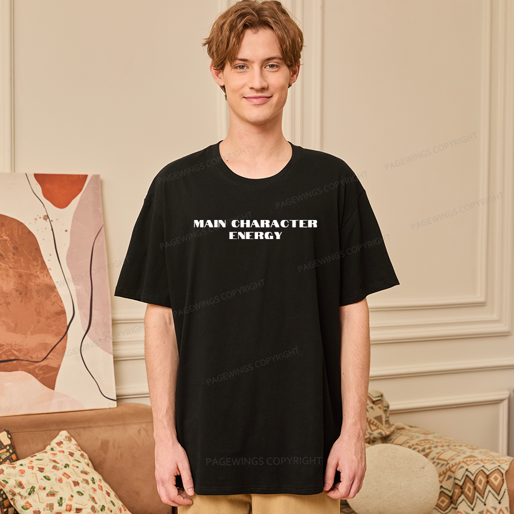 Pagewings Main Character Energy16042 Bookish Unisex Classic T-shirt