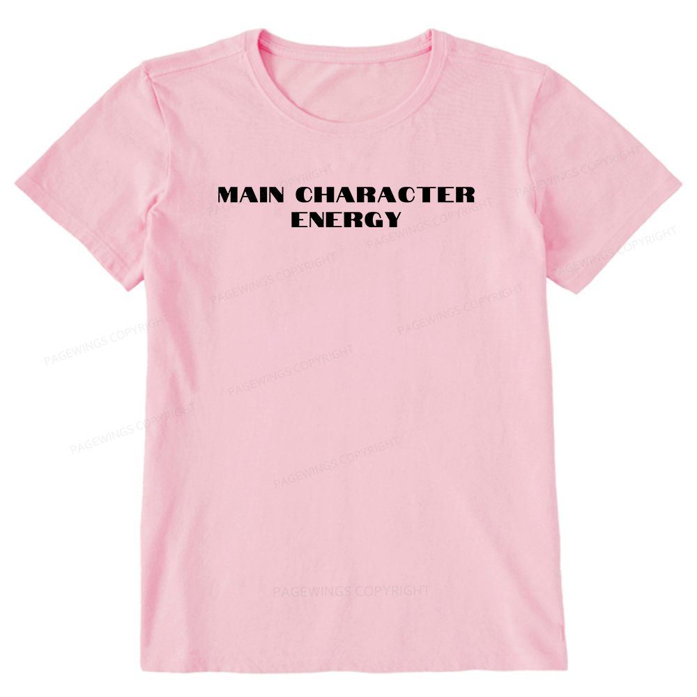 Pagewings Main Character Energy16042 Bookish Unisex Classic T-shirt