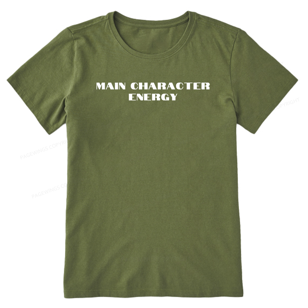 Pagewings Main Character Energy16042 Bookish Unisex Classic T-shirt