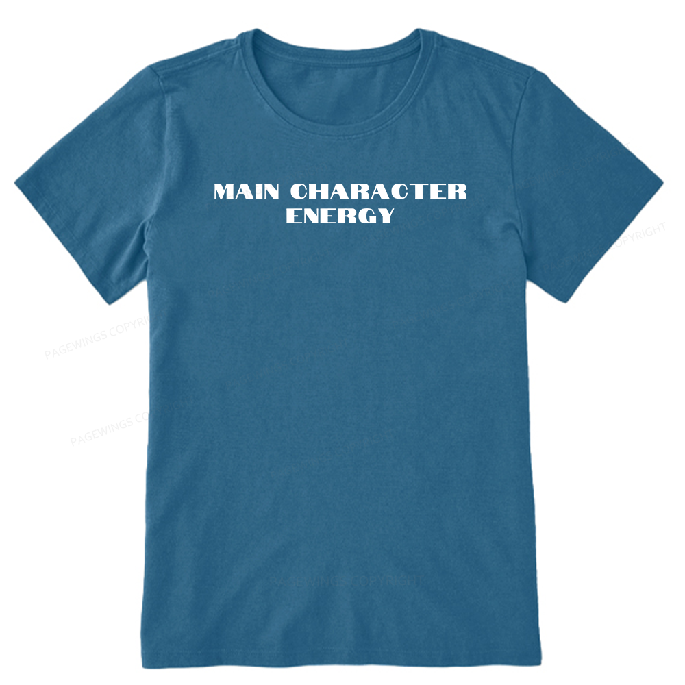 Pagewings Main Character Energy16042 Bookish Unisex Classic T-shirt