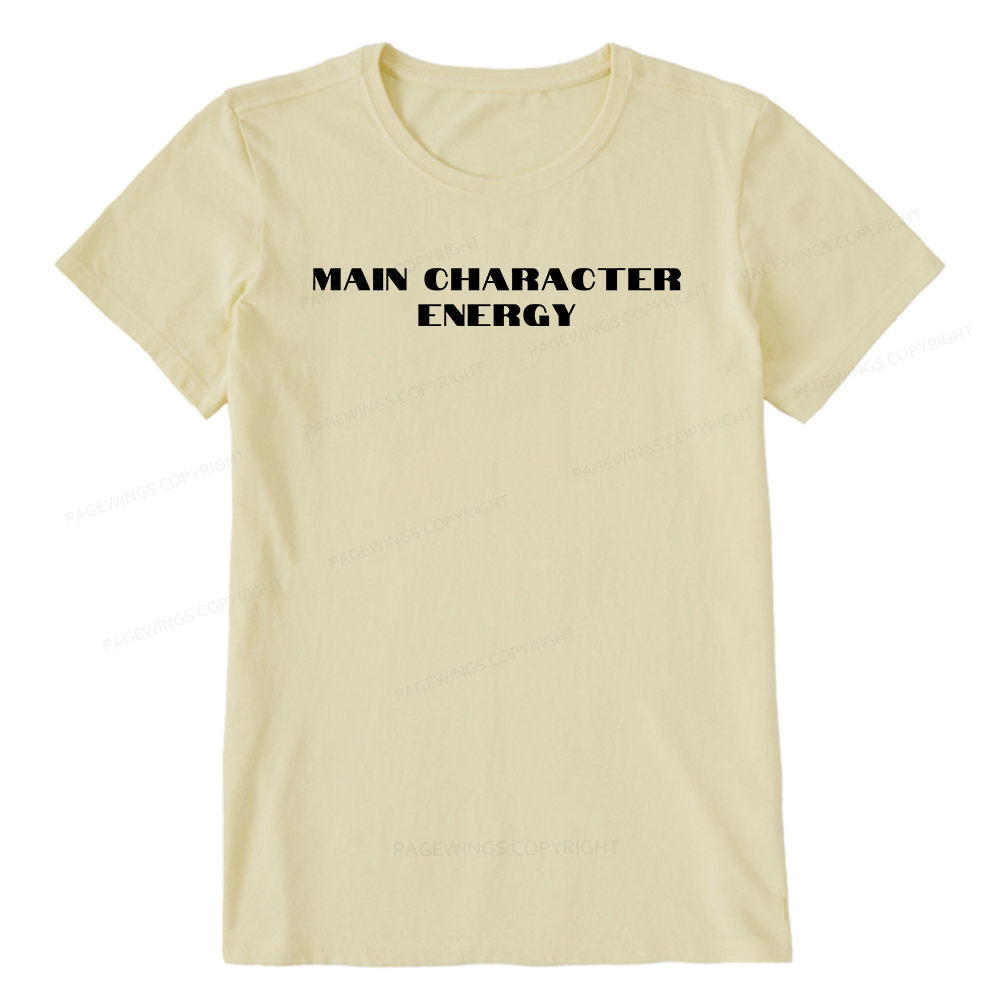 Pagewings Main Character Energy16042 Bookish Unisex Classic T-shirt