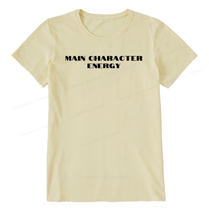 Pagewings Main Character Energy16042 Bookish Unisex Classic T-shirt