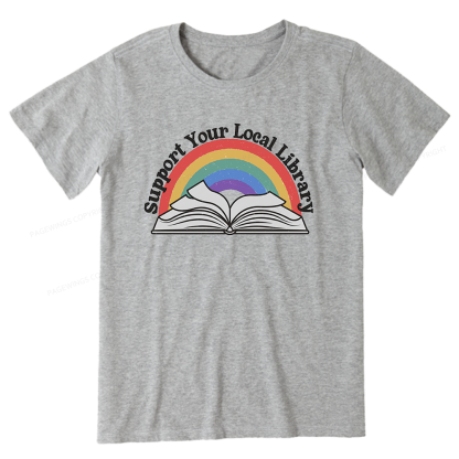 Pagewings Support Your Local Library Unisex Classic T-shirt