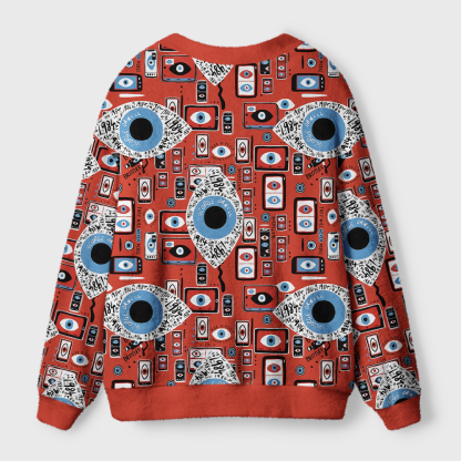Pagewings Make Orwell Fiction Again Light Knit Unisex Cardigan Sweaters