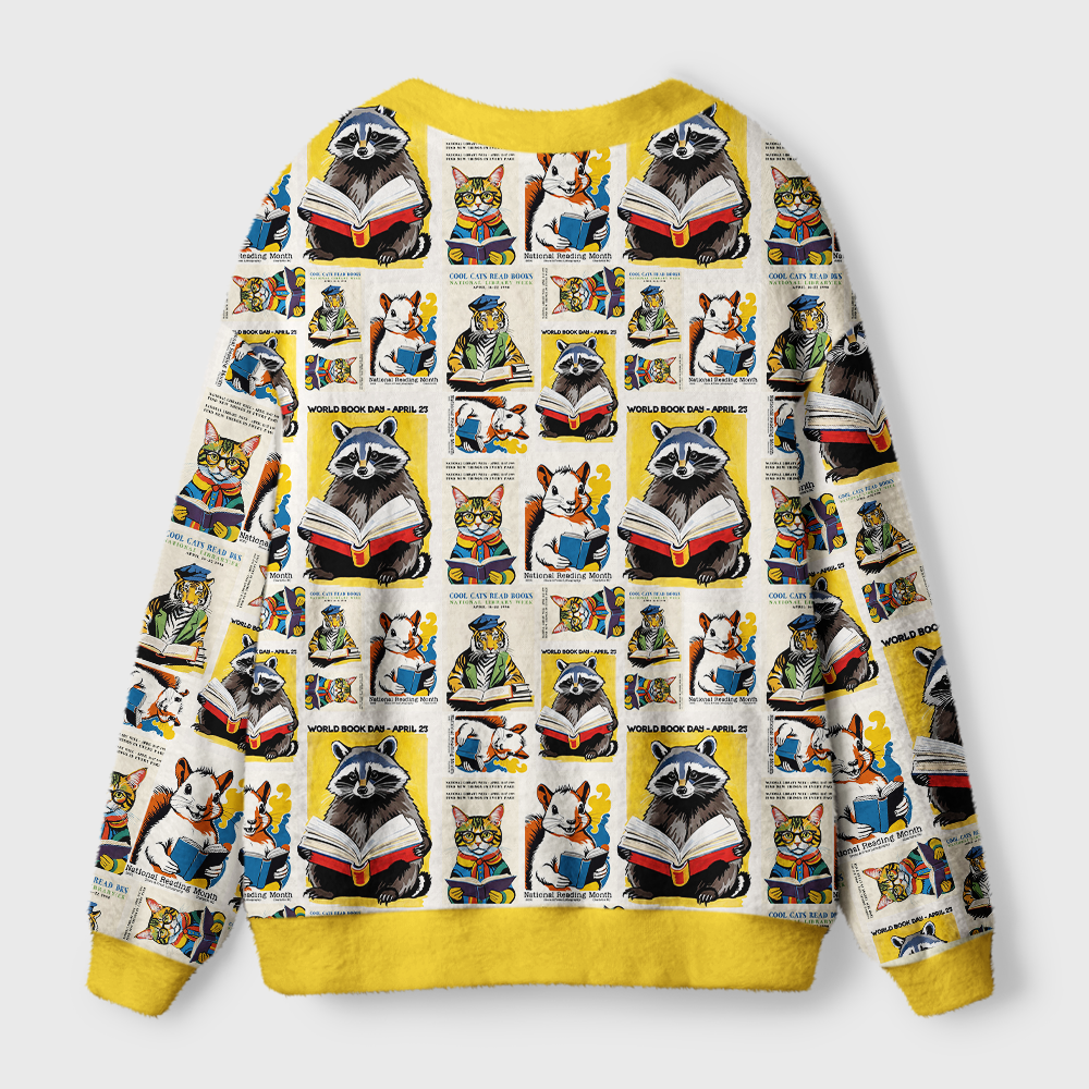 Pagewings World Book Day Light Knit Unisex Cardigan Sweaters