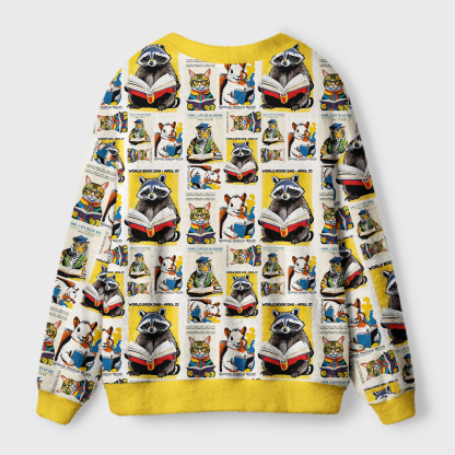 Pagewings World Book Day Light Knit Unisex Cardigan Sweaters