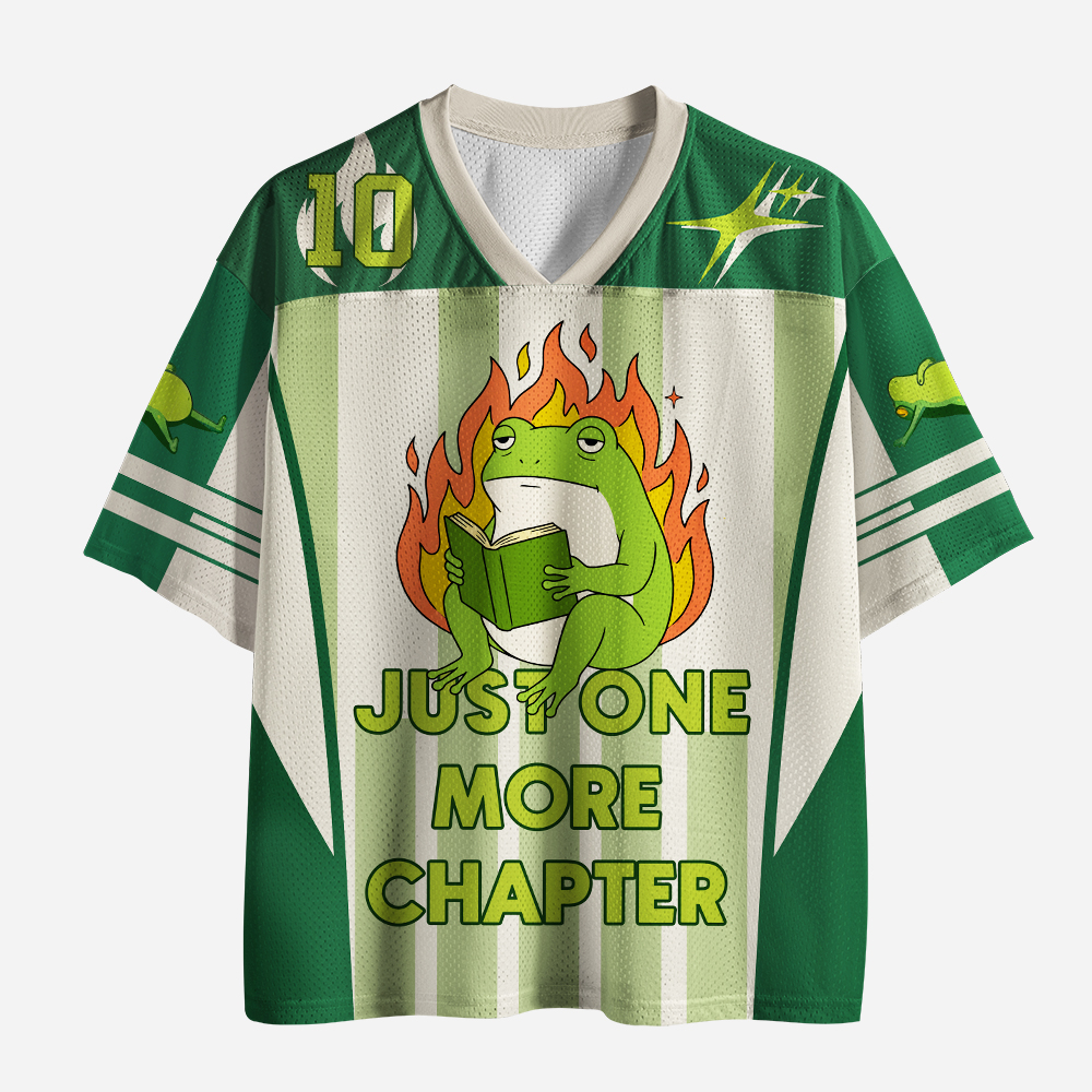 Pagewings Just One More Chapter Unisex Mesh Jersey