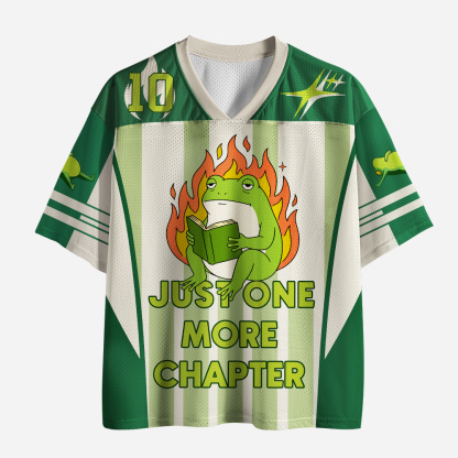Pagewings Just One More Chapter Unisex Mesh Jersey