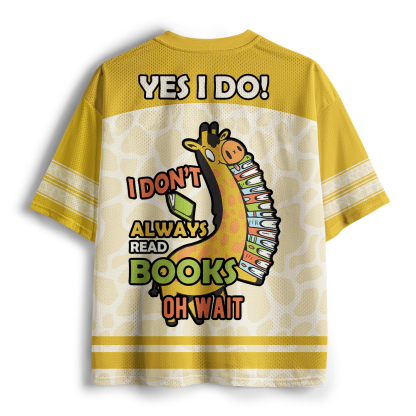 Pagewings Book Lover Unisex Mesh Jersey