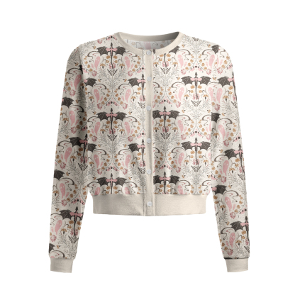 Pagewings Fantasy Book Lover Cardigan Sweaters