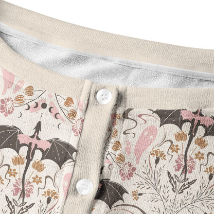 Pagewings Fantasy Book Lover Cardigan Sweaters