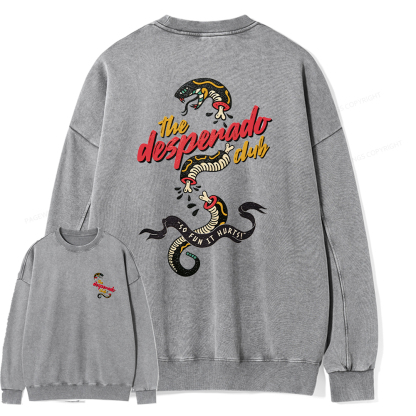 Pagewings The Desperado Club15172 Read Unisex Washed Sweatshirt