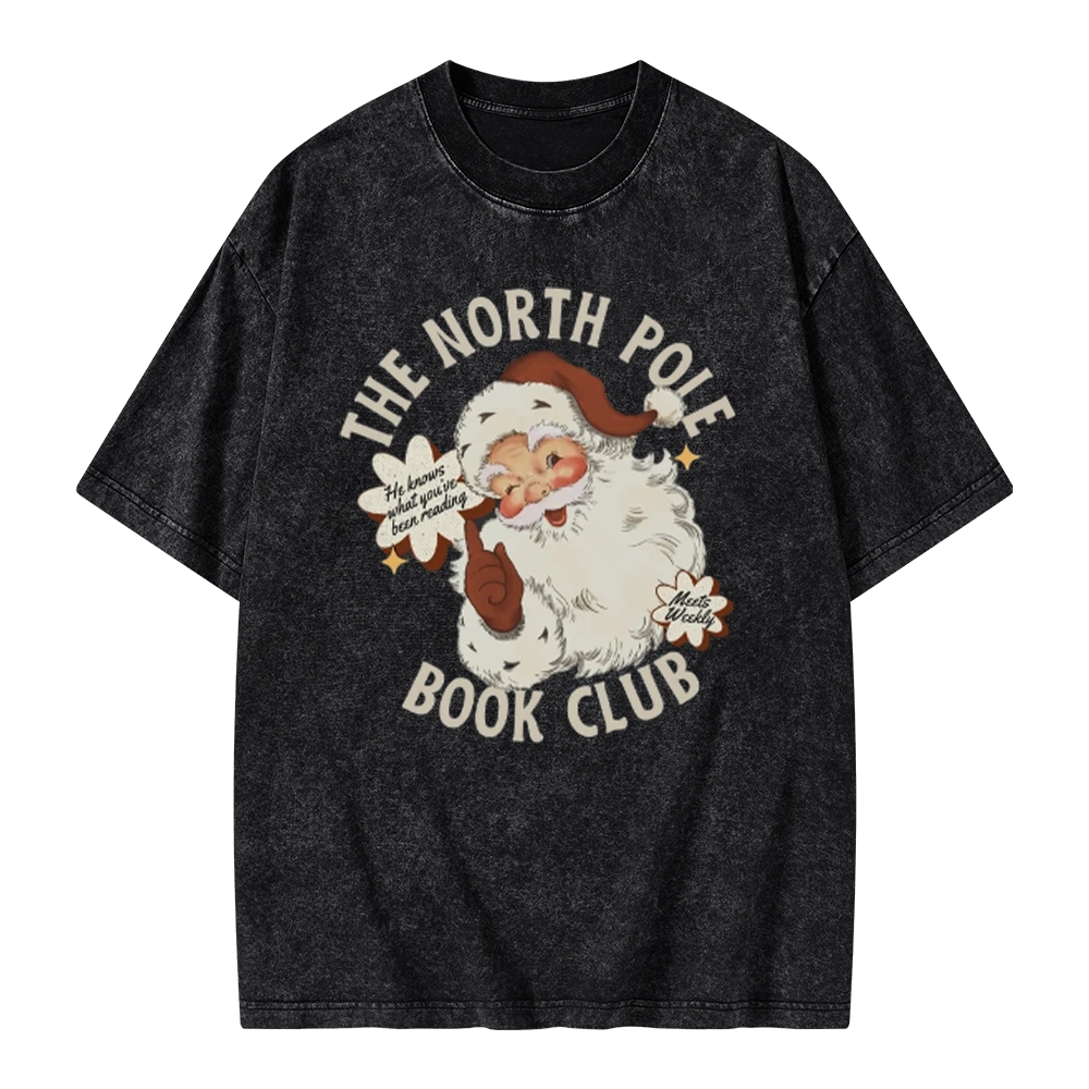 Pagewings Book Club Unisex Washed T-shirt