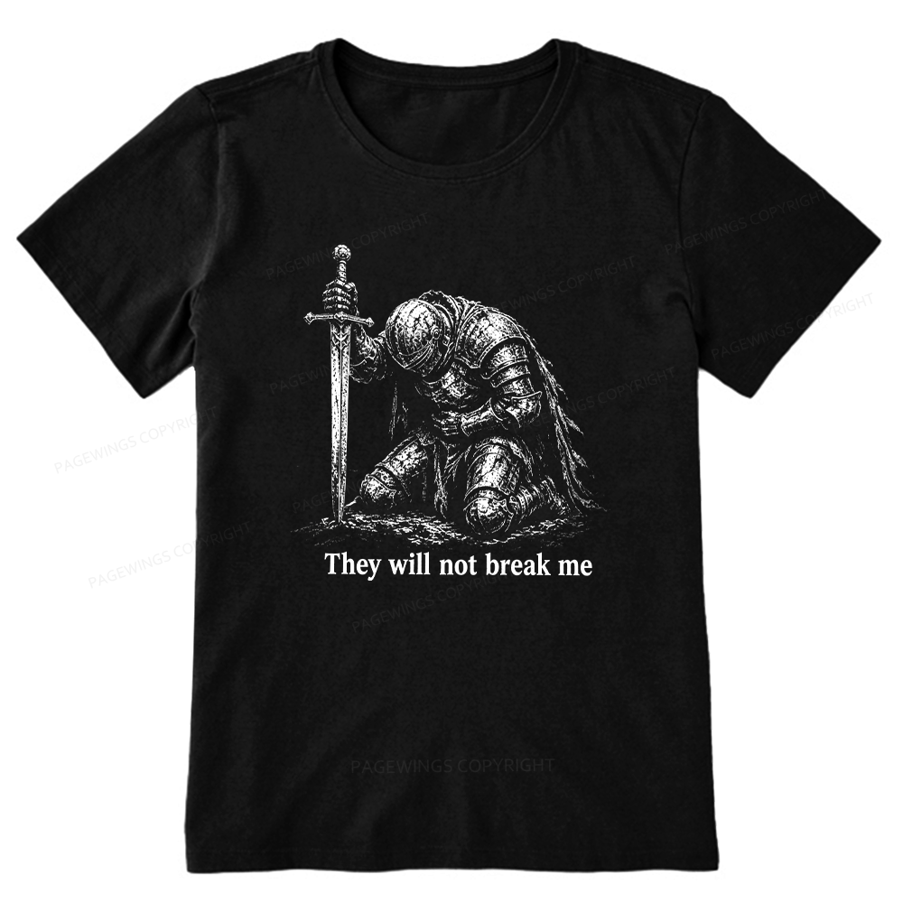 Pagewings They Will Not Break Me Unisex Classic T-shirt