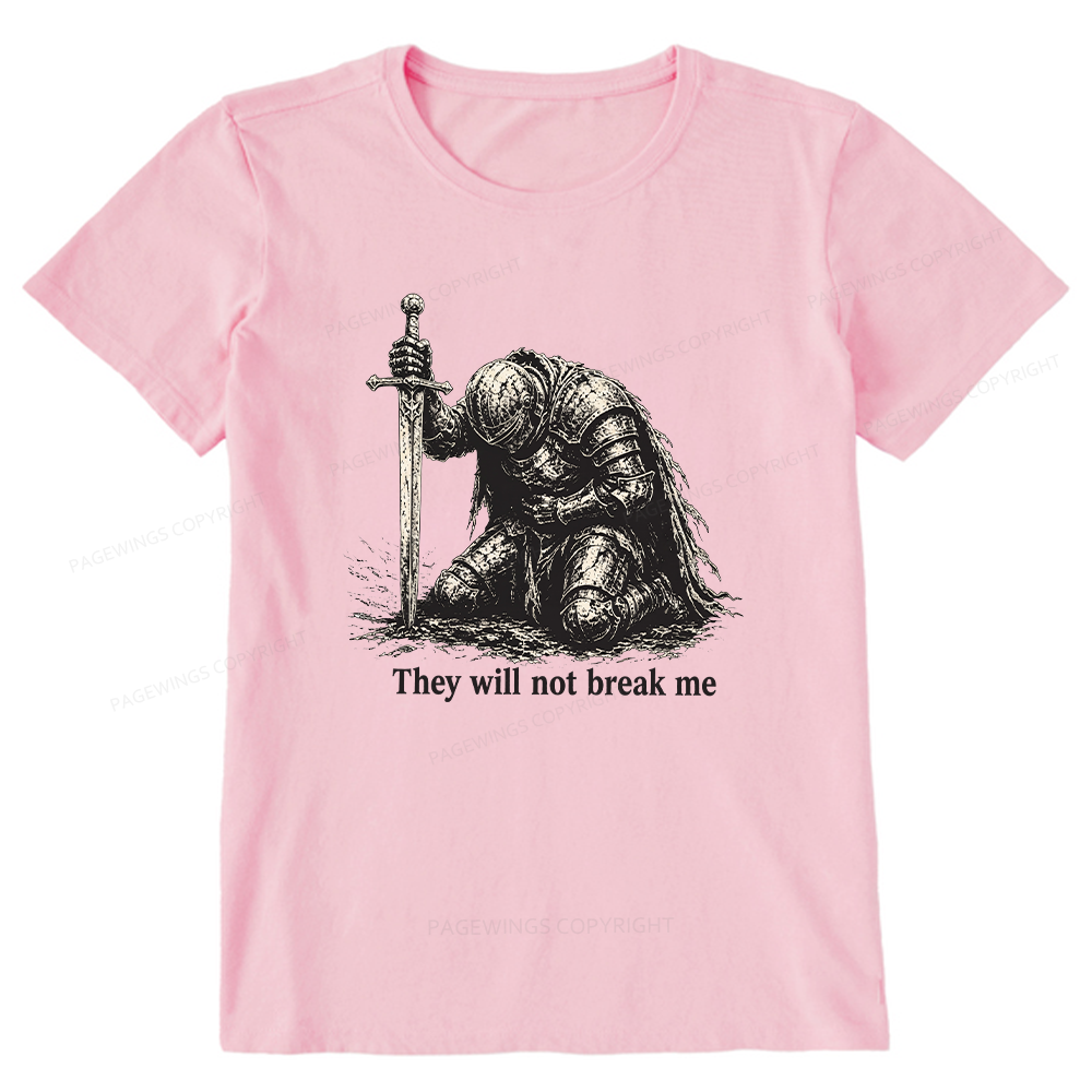 Pagewings They Will Not Break Me Unisex Classic T-shirt