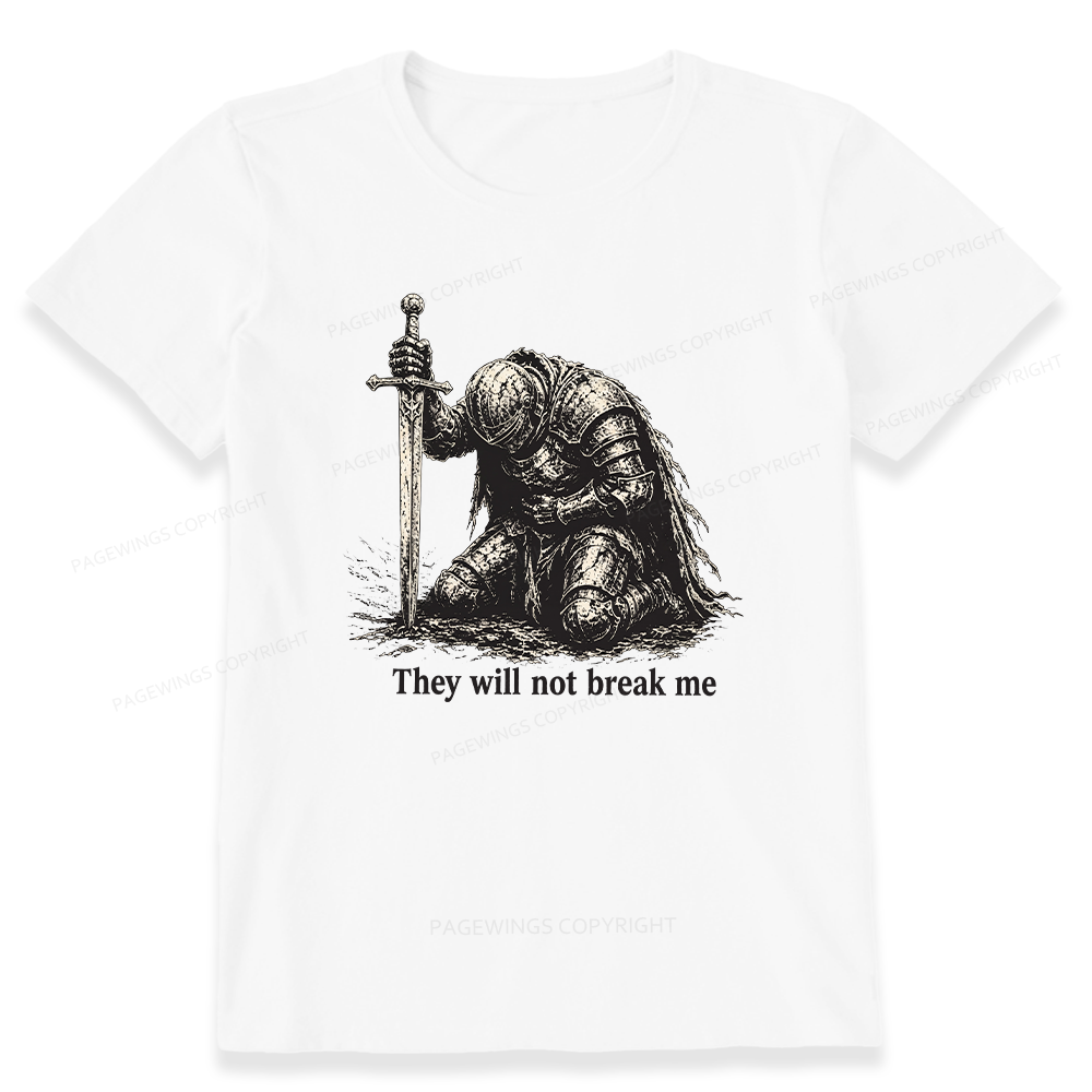 Pagewings They Will Not Break Me Unisex Classic T-shirt