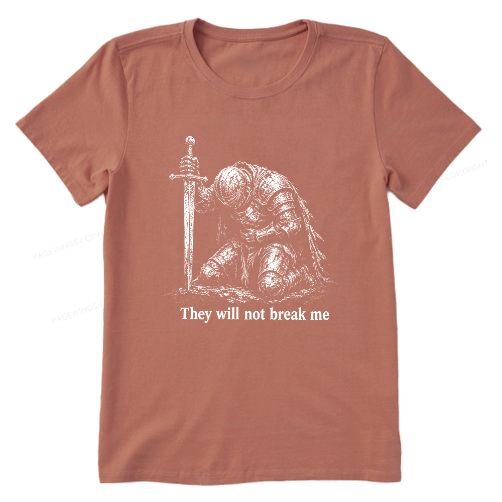 Pagewings They Will Not Break Me Unisex Classic T-shirt