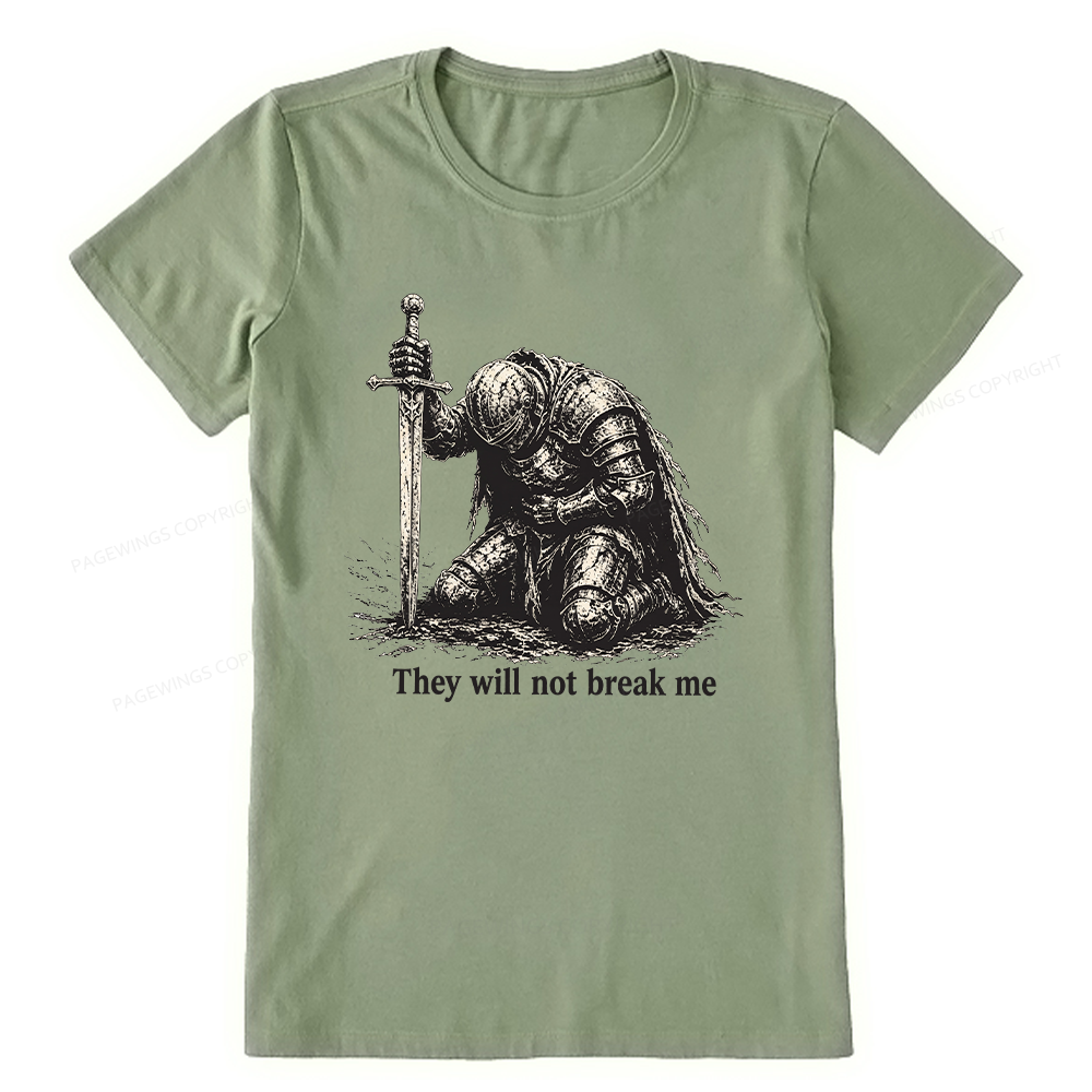 Pagewings They Will Not Break Me Unisex Classic T-shirt