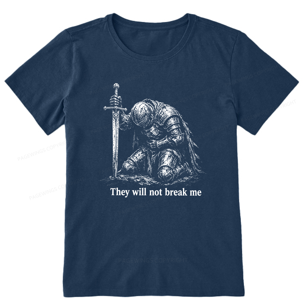Pagewings They Will Not Break Me Unisex Classic T-shirt