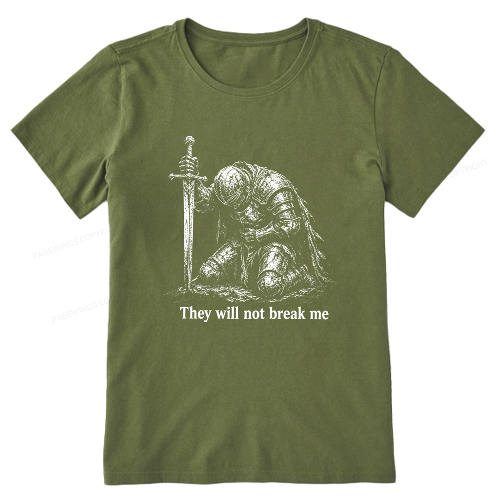 Pagewings They Will Not Break Me Unisex Classic T-shirt