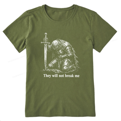 Pagewings They Will Not Break Me Unisex Classic T-shirt