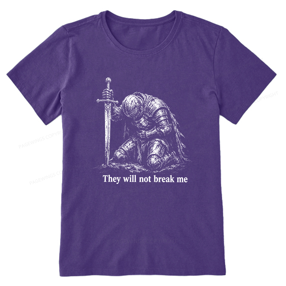 Pagewings They Will Not Break Me Unisex Classic T-shirt
