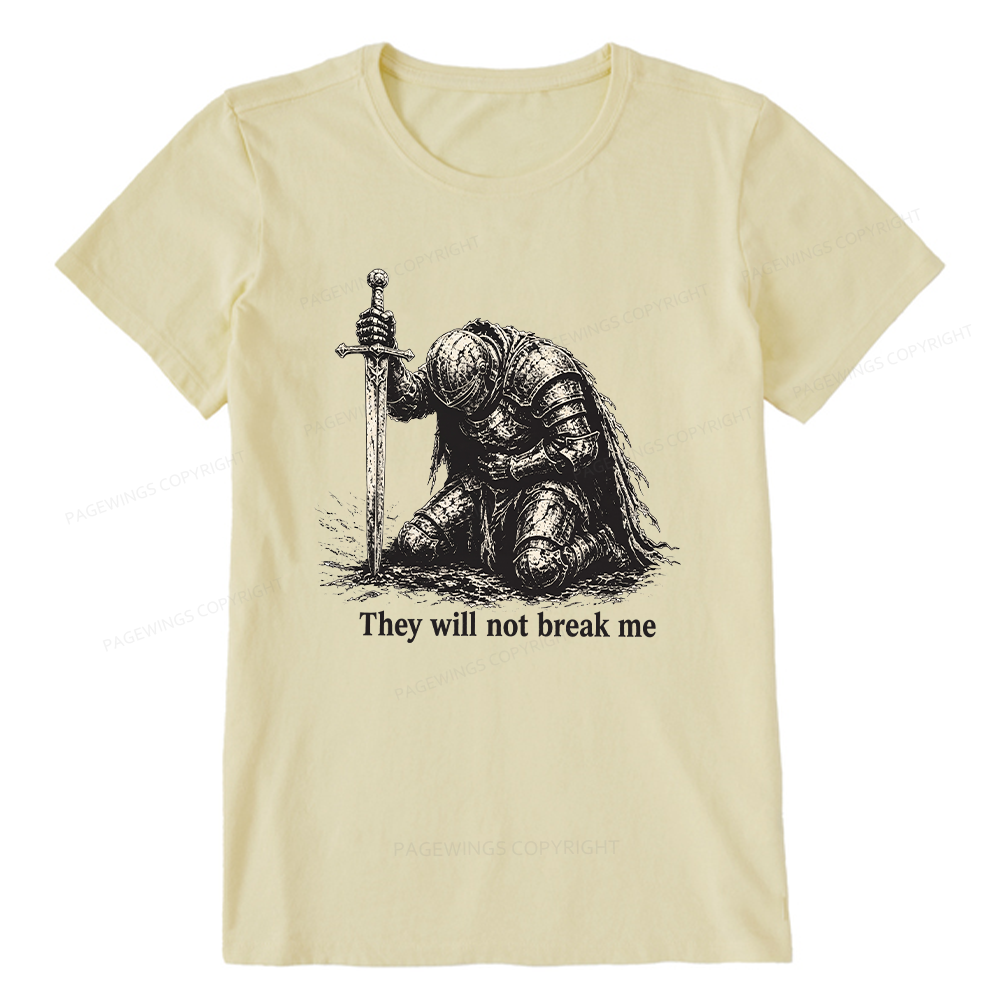 Pagewings They Will Not Break Me Unisex Classic T-shirt