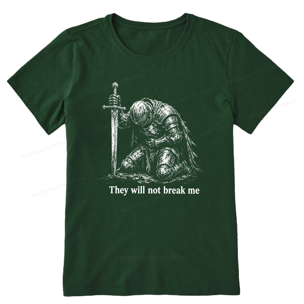 Pagewings They Will Not Break Me Unisex Classic T-shirt