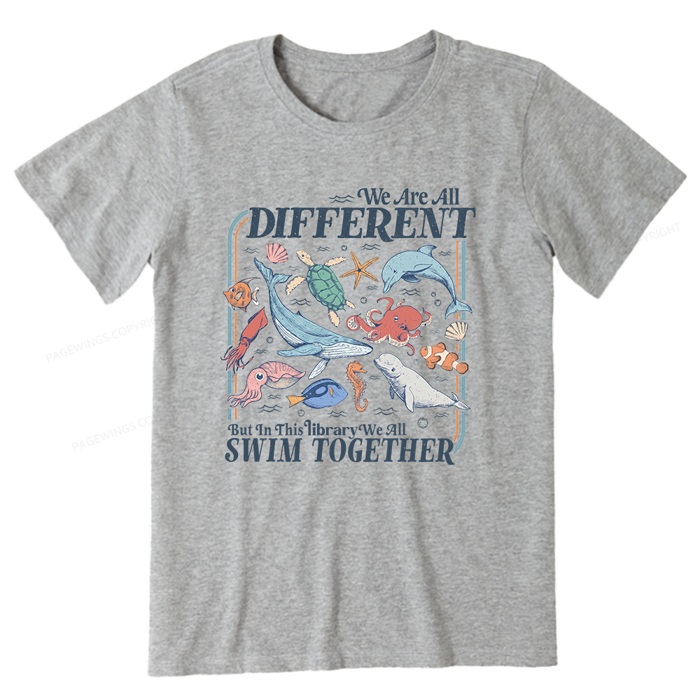 Pagewings We All Swim Together Unisex Classic T-shirt