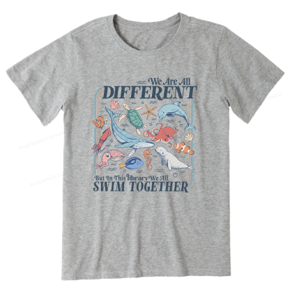 Pagewings We All Swim Together Unisex Classic T-shirt