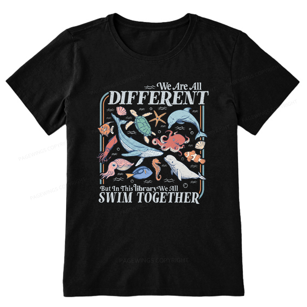 Pagewings We All Swim Together Unisex Classic T-shirt
