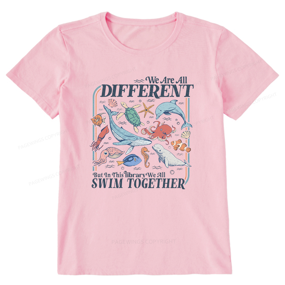 Pagewings We All Swim Together Unisex Classic T-shirt