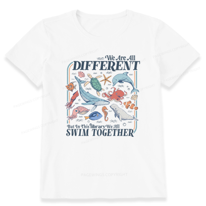 Pagewings We All Swim Together Unisex Classic T-shirt