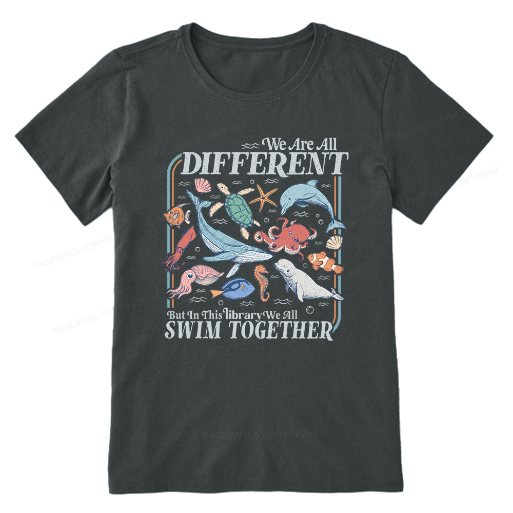 Pagewings We All Swim Together Unisex Classic T-shirt