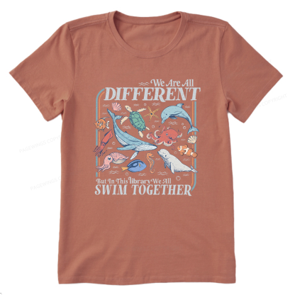 Pagewings We All Swim Together Unisex Classic T-shirt