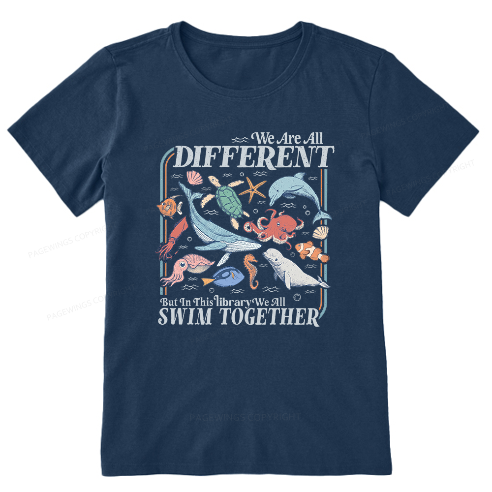 Pagewings We All Swim Together Unisex Classic T-shirt