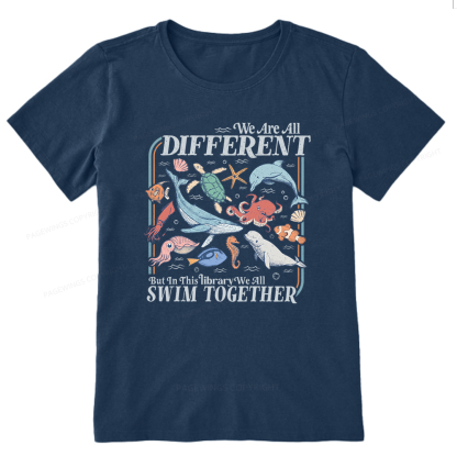 Pagewings We All Swim Together Unisex Classic T-shirt