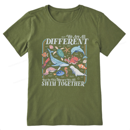 Pagewings We All Swim Together Unisex Classic T-shirt