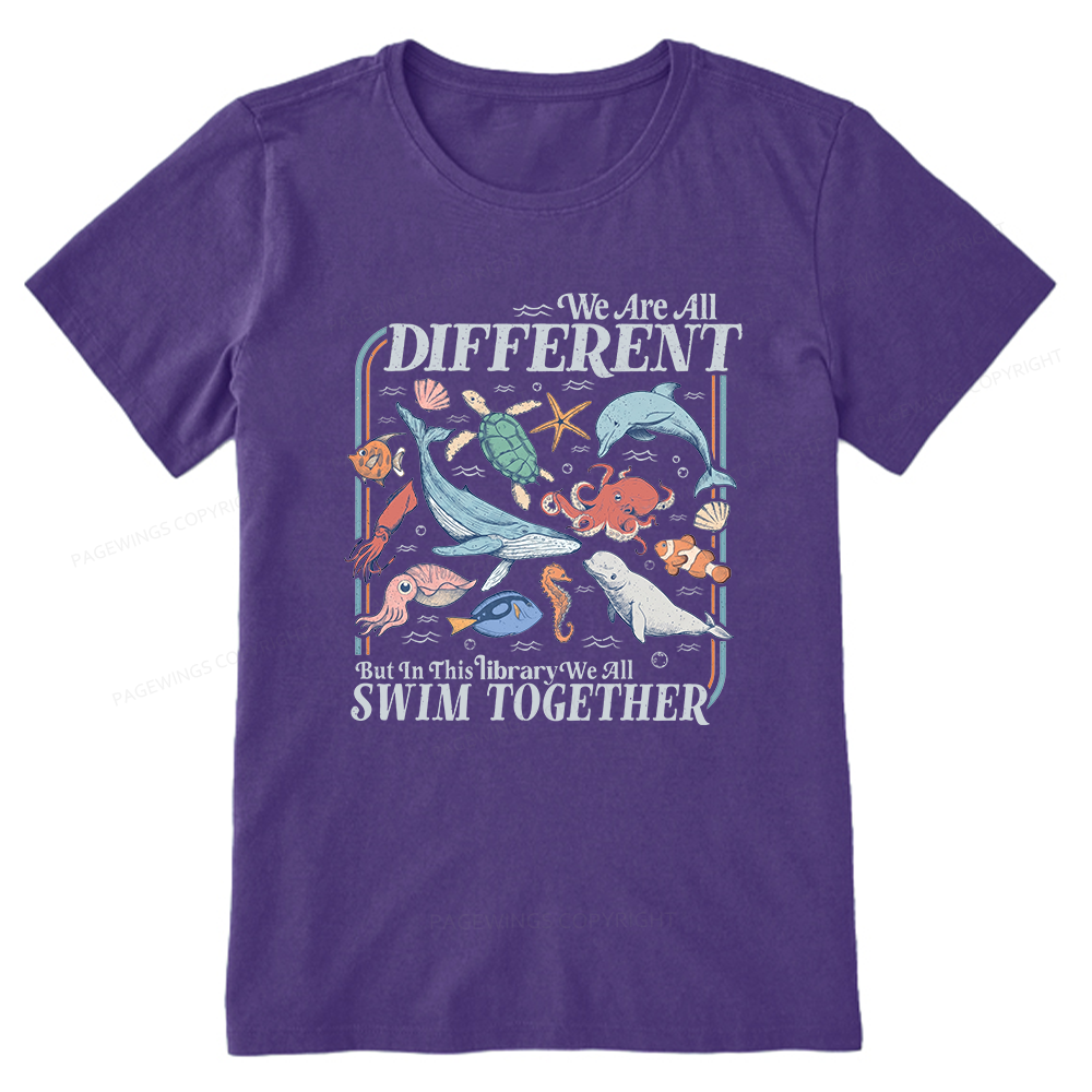 Pagewings We All Swim Together Unisex Classic T-shirt
